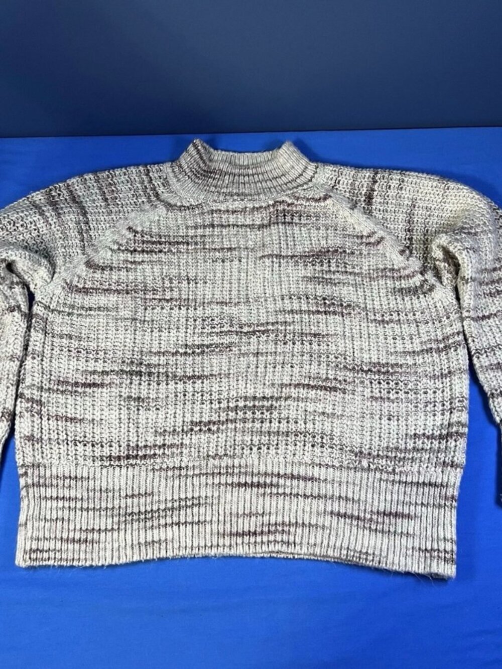 Falls Creek Women’s Heavy Pullover Sweater Tan Shades Size Large